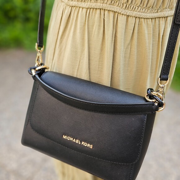 Michael Kors Black Purse Crossbody, Pre-owned - Picture 3 of 8